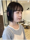 あごしたボブ切りっぱなしボブルフタッセルボブ10代20代30代