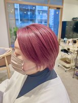 フーチー クーチー アマティー 豊中店(FUCHI KUCHI amati)&nbsp;@fuchi_kuchi.okada［豊中,髪質改善/韓国風ボルドーピンク］