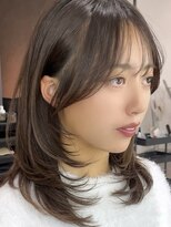 ビューエヒメ(VIEW EHIME)&nbsp;★小顔前髪レイヤーカットナチュラル透明感ベージュ