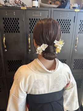 アチーブ ヘア デザイン(achieve hair design) 和装ヘアセット大人シニヨンお団子ヘアアレンジ