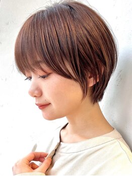 ハピネス クローバー 学園前店(Happiness CLOVER)の写真/《奈良》丸みショート/くびれショート/似合わせショートはお任せ！ショートボブ/ミニボブも可愛くキマる◎