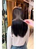 美髪ストレート 美髪ロング 縮毛矯正 地毛風ストレート 艶髪