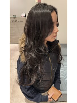 ネストバイコード(NEST by chord) 【NEST 熊谷】韓国風　ロングハッシュカット