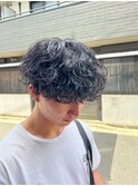 沖縄メンズ波巻きパーマ