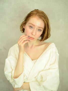 ベック ヘアサロン(BEKKU hair salon) スタイリング簡単！くせ毛ゆるパーマボブ☆[カット/カラー]