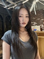 ノラ ヘアーサロン(NORA HAIR SALON) ハッシュカットシャギーレイヤーカット顔まわりレイヤー