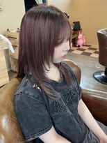 チェリーコーク(HAIR CHERRY COKE)&nbsp;レイヤーカット ピンクカラー
