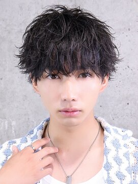 フレイバ 吉祥寺(FLAVA) ショートマッシュ　　シャドウパーマ　ツイストスパイラル