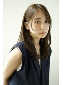 ワンカールレイヤー＊顔周りレイヤーカット＊透明感カラー＊銀座