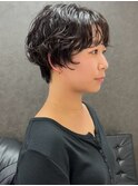 ショートレイヤーパーマ