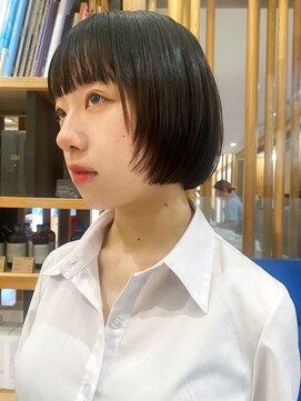 ビュートリアム 鎌倉小町(BEAUTRIUM) 顔周りレイヤー/パツっとボブ/beautrium鎌倉小町　大冨ハナ