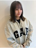 シルバーカラーボブ
