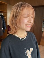 ヨロヘアー(YOLO hair)&nbsp;ブリーチ/ペールオレンジ/ウルフ