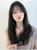 《Agu hair》小顔レイヤー×毛先カール×透明感