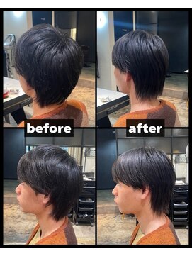 エノア 青山(ENORE) メンズ縮毛矯正/曲がる縮毛矯正/メンズ髪質改善/メンズカット