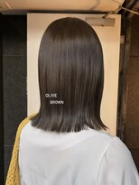 テテ ニコ(tete nico) olive brown / 透明感カラー