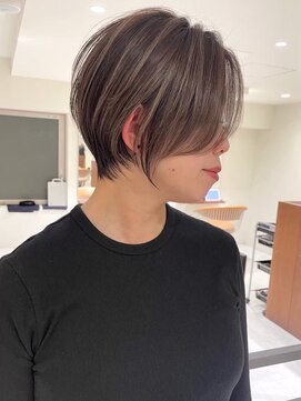 ヘアサロン リボーン(Hair salon Reborn) 王子ハイライトショートボブ