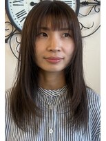 ヘアージン 野々市(hair Jin)&nbsp;ロング＋フェイスラインボブ