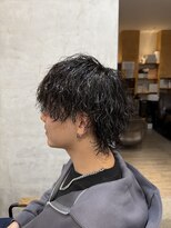 メンズクル(men's quru.)&nbsp;ツイストスパイラルパーマメンズウルフウルフパーマ春日井勝川駅