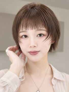 オーラ オモテサンドウ(Aura omotesando) 透け感ハンサムショート × ワイドシースルー