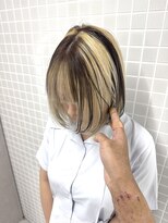 アンジェリカラボ(ANGELICA LABO) ケアブリーチ×ブロックカラー