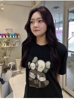 ステラ ヘア デザイン サロン(STELLA hair design salon)&nbsp;Deep pink lavender × 韓国レイヤー【浅野】