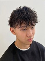 ラルス(Larus)&nbsp;リバースセンターパート/ニュアンスパーマ/ダウンバング/本八幡