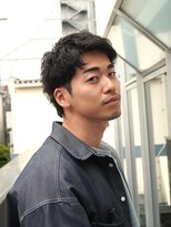 ガズル ハラジュク(GUZZLE HARAJUKU)&nbsp;20代.30代メンズ　大人っぽい短髪パーマ　ルーズショート　原宿