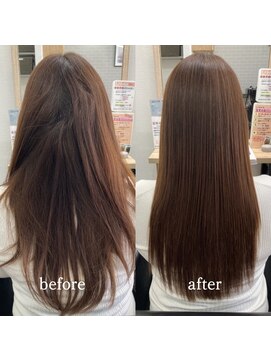 エルプラスヘアー 平尾店(L+hair) ブリーチなし髪質改善ヘルシースタイル透明感レイヤー