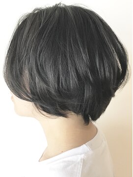 フレイムスヘアデザイン(FRAMES hair design) ゆるふわショートボブ×赤味抹消グレージュカラー