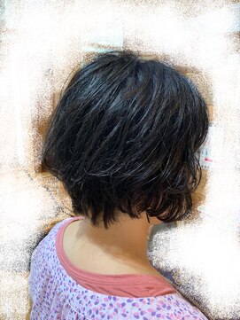 マヤ 小瀬店(MYA) ふんわりショートAujua/白髪ぼかし/髪質改善/イルミナカラー