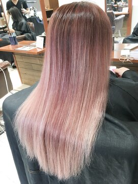 オリ(‘Oli) バレイヤージュ＿ベリーピンク