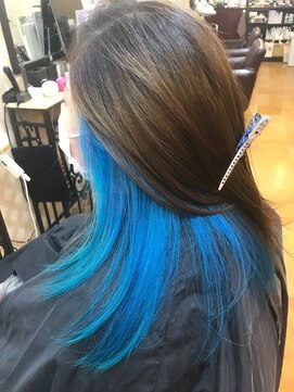 ビューテ(BIEUTE) ウォーターブルーインナーカラー