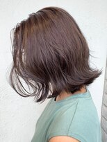 アイティー バイ アルバム 中野店(IT by ALBUM)&nbsp;アッシュボブ_オリーブカラーハイライトカラー_ba307612