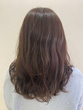 ビューティーヘアサロン アングル 八戸ノ里店(Beauty Hair Salon angle) ミディアムアッシュブラウン