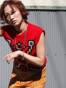 リブロ 三軒茶屋(LIBRO) ヒッピー×オレンジカラー