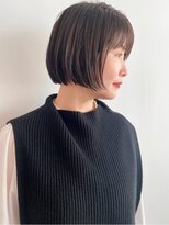 トップヘアーヒルズ 安城(TOP HAIR HILLS)&nbsp;ミニボブでオシャレに伸ばそう計画！/ニュアンスカラー