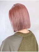 ピンクベージュ_チェリーブラウンフェミニンロング_ba366171
