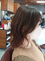 モスト ブリヤン(MOST BURYAN)&nbsp;パーマ風外ハネスタイル×30代軽めセミディ