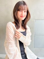 メーヴェ(Mowen)&nbsp;mowen×鎖骨ミディアム×地毛風×艶髪