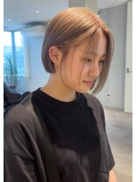 ケリーアン 太田(kelly.un)&nbsp;大人かわいいミニボブ / コンパクトボブ / ベージュカラー