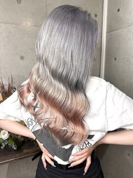 ダンク(DUNK) silver and pink