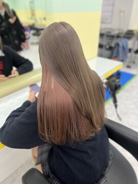 ウィル 横浜(WILL) 【RINAKO指名】ミルクティーグレージュ×ピンクベージュ