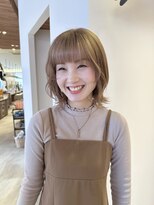 サラビューティーサイト 志免店(SARA Beauty Sight) 【福岡】20代30代 内巻き可愛いミルクティーベージュ☆彡