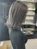 【理想の透明感へ◎】透明感カラー+髪質改善イルミナ3stepTR　￥11000→7500
