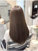 〈宮本〉ブリーチ無しWカラー×オリーブベージュ