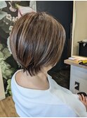 白髪ぼかしメッシュ◆ショート