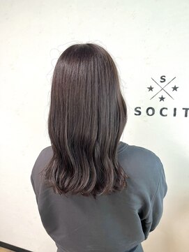 ヘアーアンドスパソシット(HAIR&SPA SOCIT) 秋にぴったり♪こっくりラベンダー♪