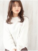 艶感★シースルーバング】韓国 髪型 大人可愛いウェーブ巻き髪