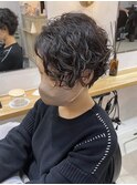 ウェーブパーマ/ハンサムショート